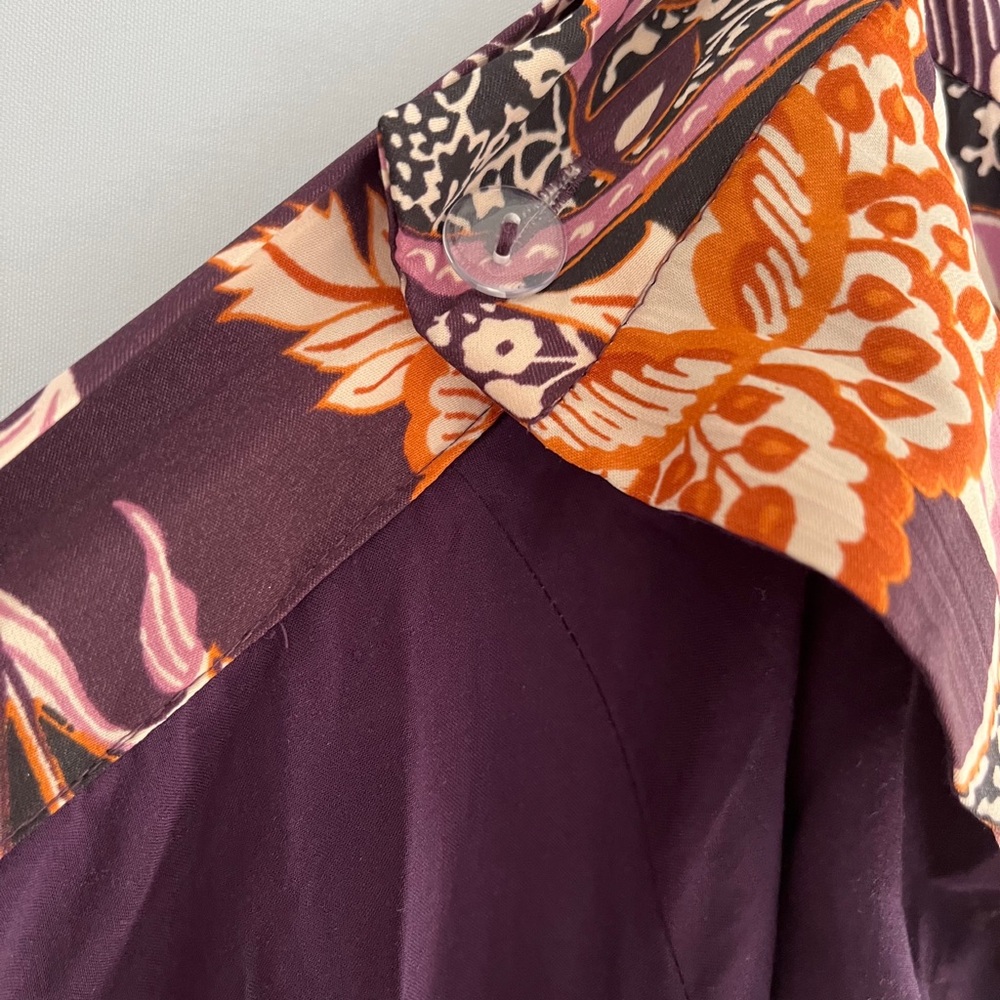 NWT Anthropologie Maeve Ruffled True Wrap Floral Flowy Maxi Skirt - Picture 11 of 17